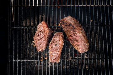 brazilian barbecue bbq on charcoal