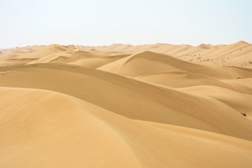 Fototapeta na wymiar Wahiba Wüste in Oman