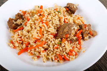 Asian rice - Plov