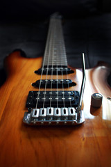 Fototapeta premium part of the electric guitar