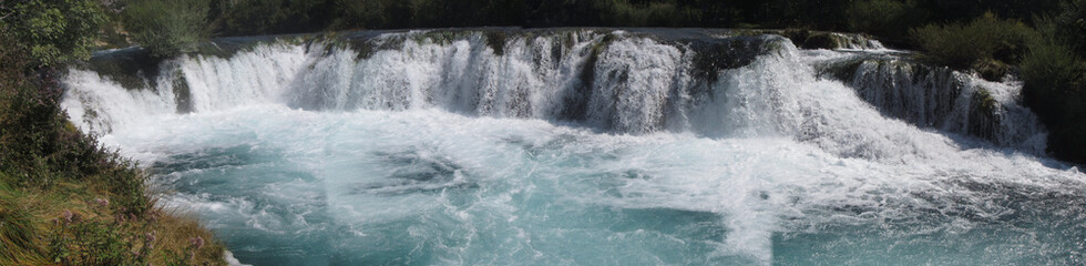 Wasserf&auml;lle am Zrmanja River Kroatien