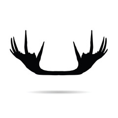 moose horn silhouette