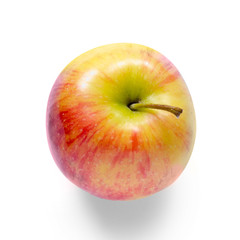 Apple on white background isolation