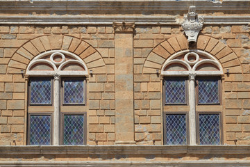 Traditional Italian windows, Rome, Italy