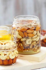 Nuts in honey