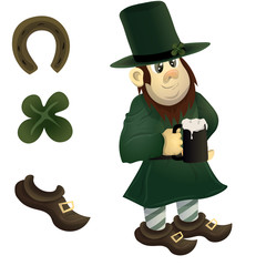 Patricks Day leprechaun