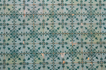 beautiful traditional lisbon tiles texture