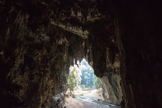 Tham Lod is a cave system in Mae Hong Son Province, northern Thailand