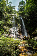 Naklejka na ściany i meble fall national park brazil serra da canastra