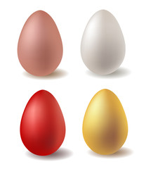 Vector easter eggs