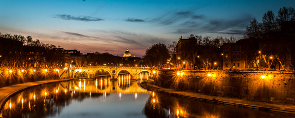 Fototapeta na wymiar Rome by Sunset