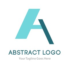 Letter A logo icon design template elements - vector sign. Business card templates.