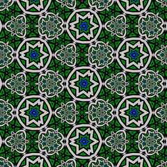 Abstract fractal geometric background computer-generated image