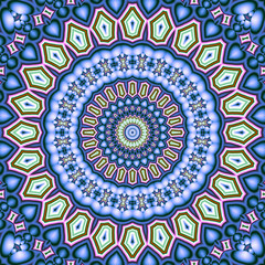 Abstract fractal background computer-generated image