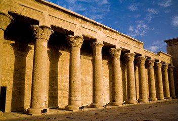 Fototapeta premium The temple of Horus in Edfu, Egypt