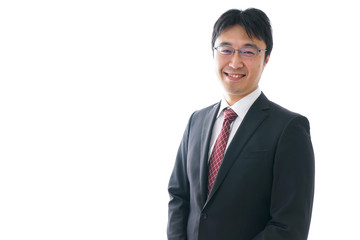 笑顔のビジネスマン