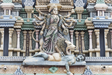 Fototapeta na wymiar Hindu temple in Trincomalee