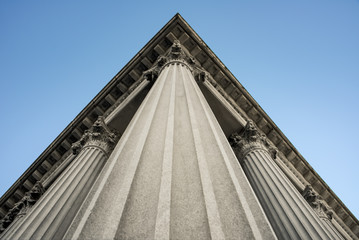 columns of building art decor 