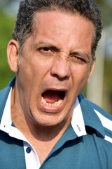 Fototapeta premium Stressed Male Man
