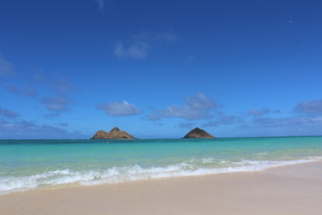 Lanikai beach in Hawaii