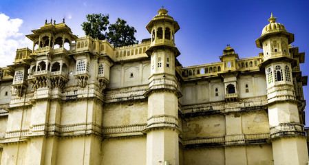 Maharajah (King) City Palace in Udaipur, India