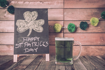 Green Beer on St. Patrick's day