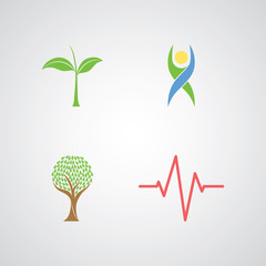 logo for healty life