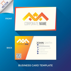 Business name card template