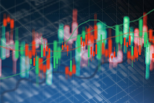 stock graph background