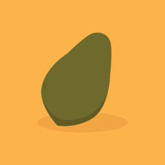 vector illustration fresh avocado fruits, avocado icon, icon fruits, fruits illustration
