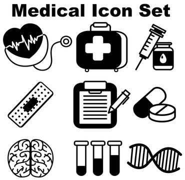 Icon design for medical equipments