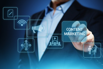 Content Marketing Strategy Business Technology Internet Concept