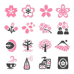cherry blossom icon