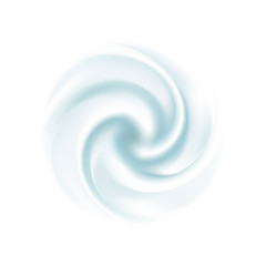 Vector yogurt swirl ice cream background.