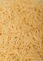 Raw vermicelli pasta