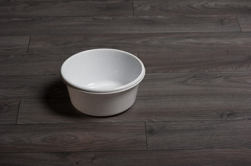 Clean white washbowl