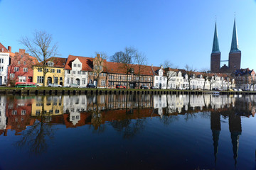 Fototapeta na wymiar Lübeck Malerwinkel