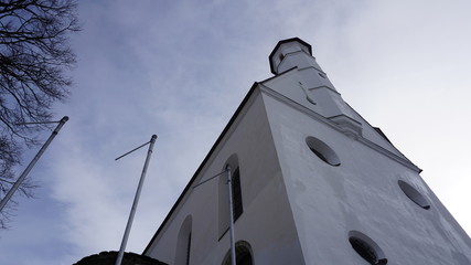 Schwaz Tirol Österreich - Burg Freundsberg im Winter mit Schnee