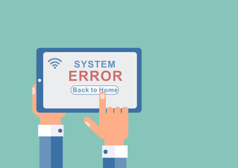 Сбой в системе.