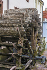 Blades of the old wooden mill