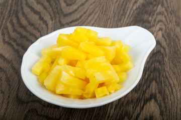 Canned pineapple