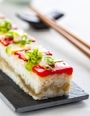Pressed sushi