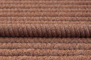 Waffle chocolate rolls