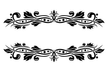 Floral decorative dividers