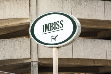 Schild 296 - Imbiss