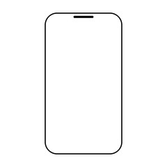 Simple mobile phone icon