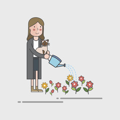 Illustration of environmental concept