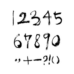 벡터 문자 / 손으로 쓴 글씨체