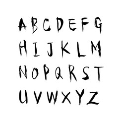 벡터 문자 / 손으로 쓴 글씨체