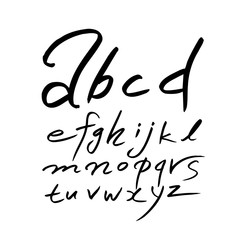벡터 문자 / 손으로 쓴 글씨체